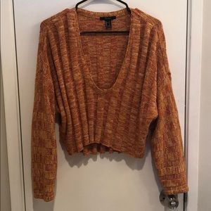 Scoop Neck Cropped Sweater